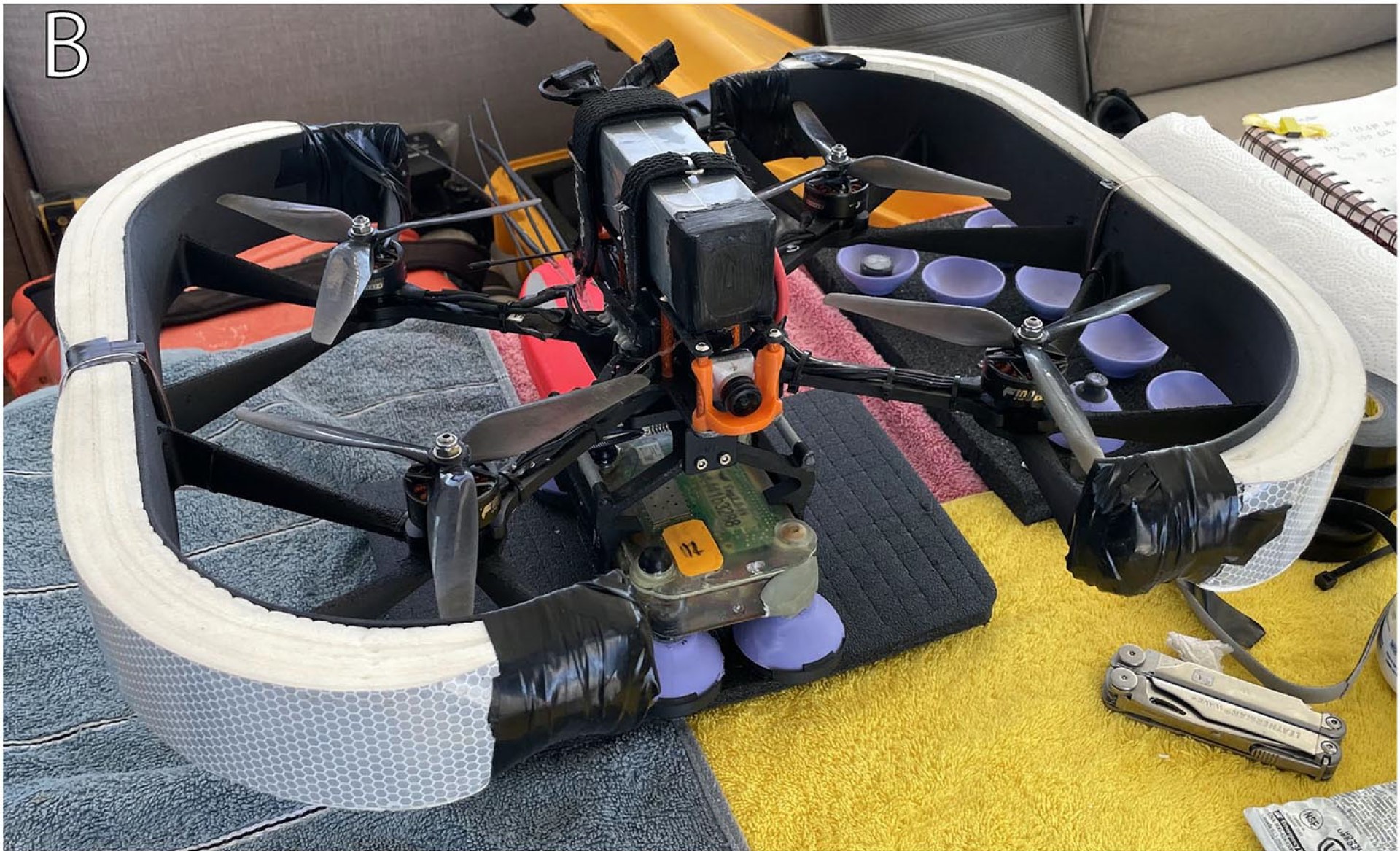 Deployment using a drone