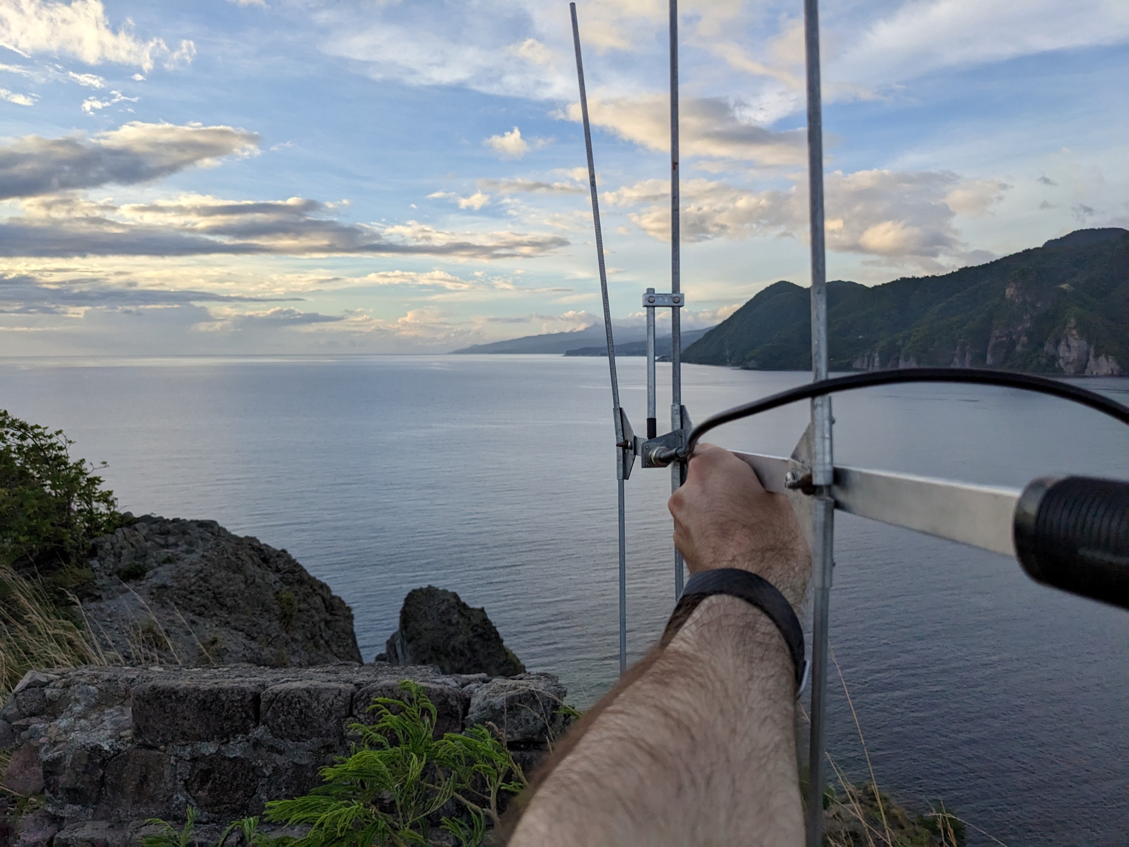 Recovery using a directional antenna